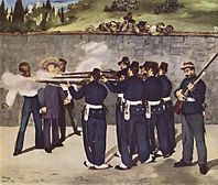 « L’Exécution de Maximilien », par Édouard Manet.