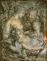 Sine Cerere et Baccho friget Venus (Without Ceres and Bacchus, Venus Would Freeze), 1600–03, Philadelphia Museum of Art