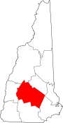 Merrimack County map