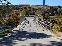 Medicine Creek bridge is the passage from Medicine Park to the Wichita Mountains & Wildlife Refuge