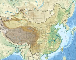 Cổ Lãng Tự trên bản đồ Trung Quốc