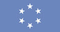 太平洋群島託管地旗帜 (1965–1980年代初)
