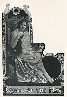 1921 Locust yearbook p. 115 (Queen of the May).jpg