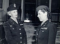 Maj. Maude Davison and Lt. Eunice Young at the Presidio