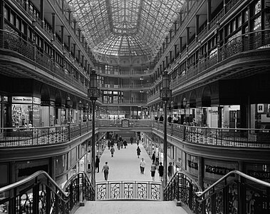 The Cleveland Arcade in downtown Cleveland, Ohio, United States, built 1890
