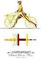 La draisina, antesignana della bicicletta inventata dal barone Karl von Drais nel 1817