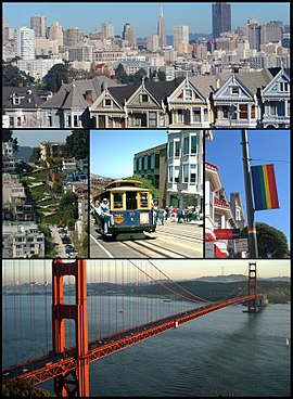 San Francisco görüntüler montajı
