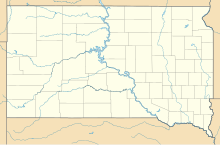 USA South Dakota location map.svg