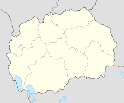 Tabanovce is located in North Macedonia