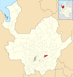 Vị trí của khu tự quản Alejandría trong tỉnh Antioquia