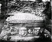The Diamond throne at the Mahabodhi Temple, attributed to Ashoka