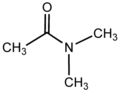 CH3CON(CH3)2，二甲基乙醯胺
