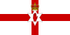 The Ulster banner, unofficial flag of Northern Ireland