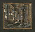 Image 26Set design for Act 4 of Aida, by Philippe Chaperon (restored by Adam Cuerden) (from Wikipedia:Featured pictures/Culture, entertainment, and lifestyle/Theatre)