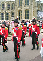 Military Knights of Windsor wearing cocked hats, 2006.