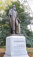 Statue of Samuel F. B. Morse by Byron M. Picket, New York's Central Park, dedicated 1871