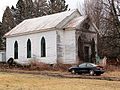 Historic Norwegian church in Herkimer County, New York