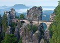 The Bastei bridge in Saxon Switzerland