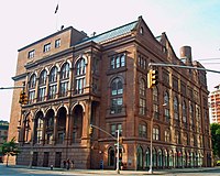 The Cooper Union Foundation Building has stood on Astor Place, anchoring the north end of Cooper Square, since 1859