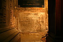 Ihr im Museum des Castello Sforzesco aufbewahrter prunkvoller Marmorsarkophag, Arbeit des Bildhauers Bonino da Campione. Daneben ihr nüchternes Grab in der Kirche Sant’Alessandro in Zebedia in Mailand in der sie laut Inschrift 1892 ihre letzte Ruhestätte fand.