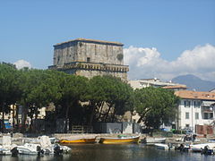 Torre Matilde and the Marina of Lucca.
