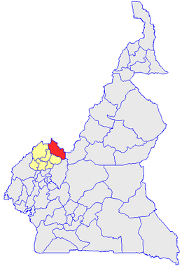 Division location in Cameroon