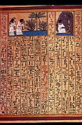 Formules 58 et 59 du papyrus d'Ani.