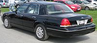 2005 Ford Crown Victoria LX Handling and Performance Package (European export version with amber turn signals)