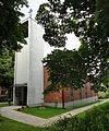 Church of sts. Aleksander Nevsky and John Chrysostom in Hämeenlinna, built in 1962 and designed by Mika Erno