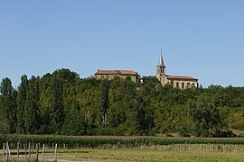 A general view of Saint-Arroman
