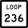 State Highway Loop 236 marker