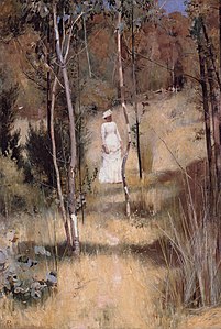 Tom Roberts, A Summer Morning Tiff, 1886, Art Gallery of Ballarat
