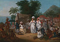 Image 13A linen market in the British West Indies, circa 1780 (from History of the Caribbean)