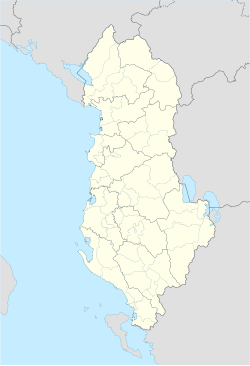 Skadar na mapi Albanije