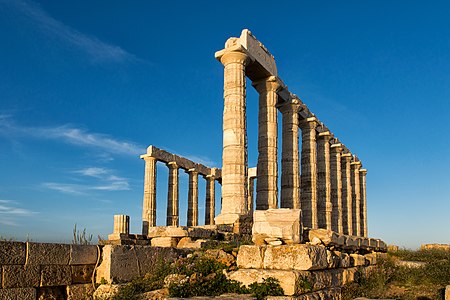 Temple of Poseidon, Sounion, by Agbgng