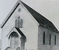 The first Mount Zion Temple, in 1875