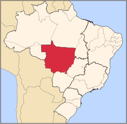 Location o State o Mato Grosso in Brazil