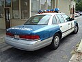 Older Raleigh Police Car Rear