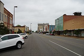 Broad Street in Texarkana, Arkansas, in 2016
