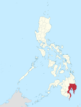 Davau na Filipinas Coordenadas : 7°5'N, 125°35'E