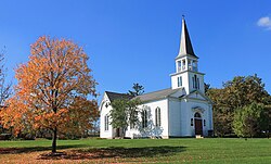 St. James Episcopal Church in Boardman Park, built in 1828