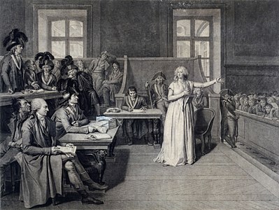 Marie-Antoinette at the Revolutionary Tribunal, 15 October 1793