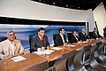 Dibattito televisivo per le elezioni parlamentari in Grecia del 2009 (Tsipras al centro).