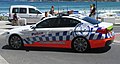 A New South Wales Police Force BMW 5 Series Highway Patrol car