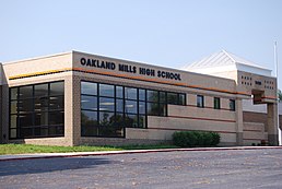 A photo of Oakland Mills High School