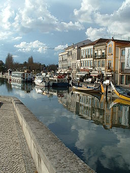 En av kanalerna i Aveiro
