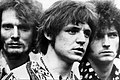 Image 5Baker, Bruce and Clapton of Cream, whose blues rock improvisation was a major factor in the development of the genre (from Hard rock)