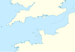 Guernsey is located in English Channel