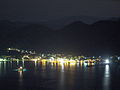 English: Night view of Vasiliki, Lefkada, Greece.