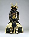 紺糸威桶側二枚胴具足、江戸時代・19世紀（九州国立博物館蔵）